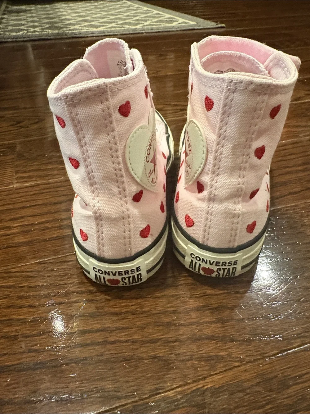 Converse Kids Pink High-Top Sneakers sz13